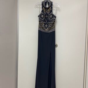 Charcoal prom dress